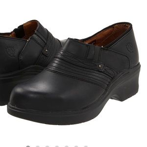 Ariat safety steel toe leather clog